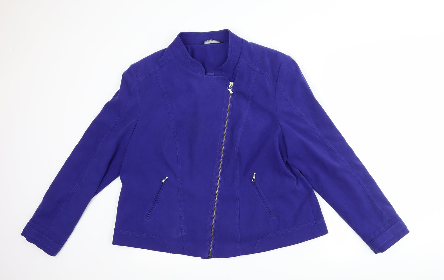 David Emanuel Womens Purple   Jacket  Size 20