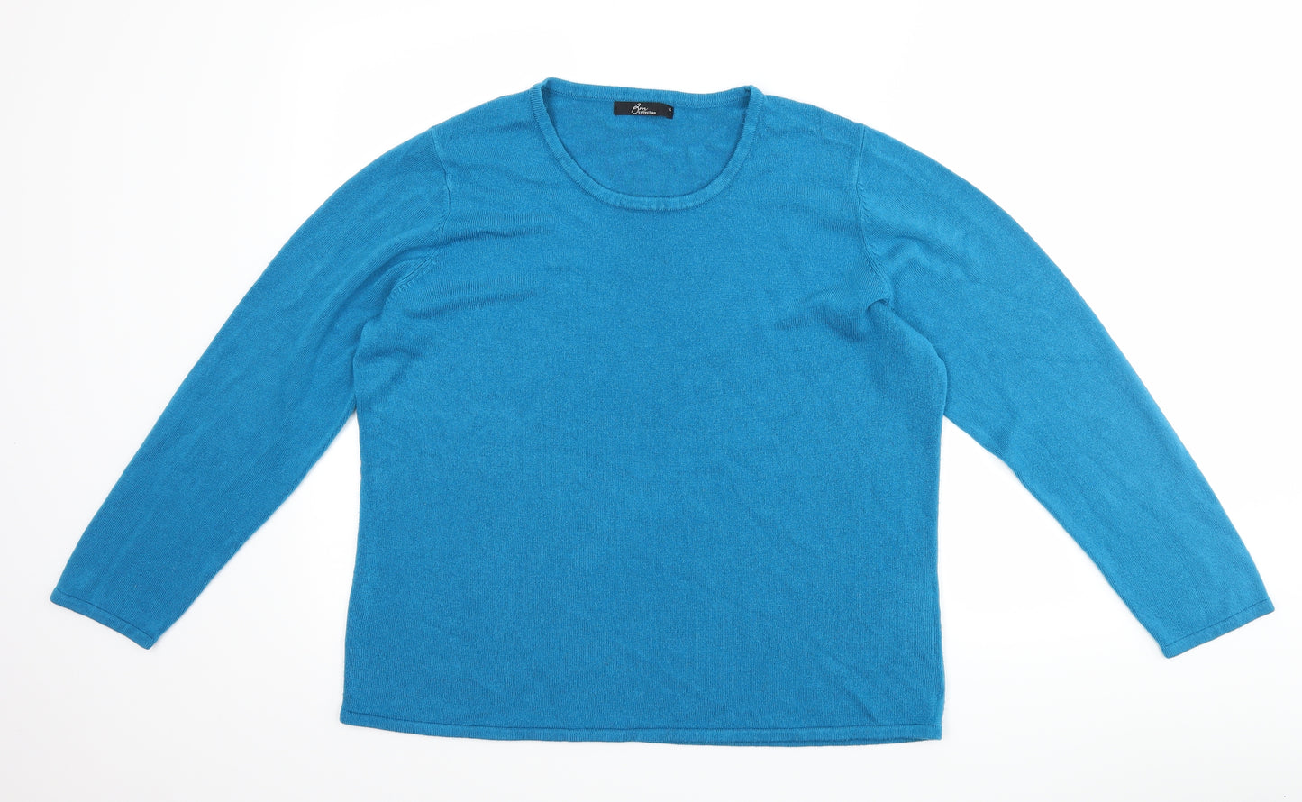 bm Collection Womens Blue   Pullover Jumper Size L