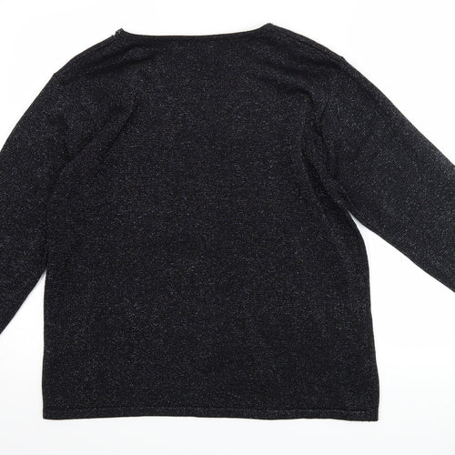 Bonmarché Womens Black   Pullover Jumper Size M