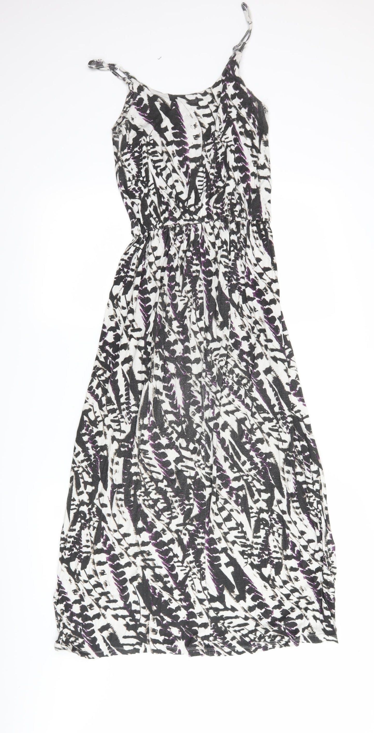 Atmosphere Womens Black Geometric  Tank Dress  Size 8