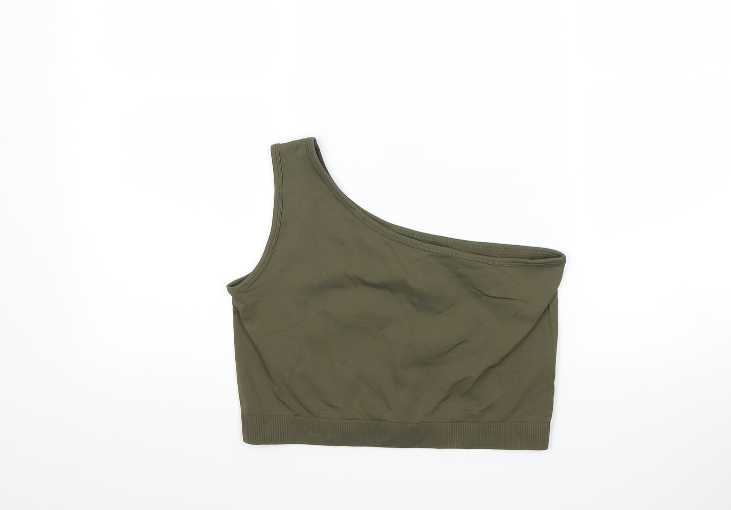 HELMUT LANG Womens Green   Cropped Tank Size M