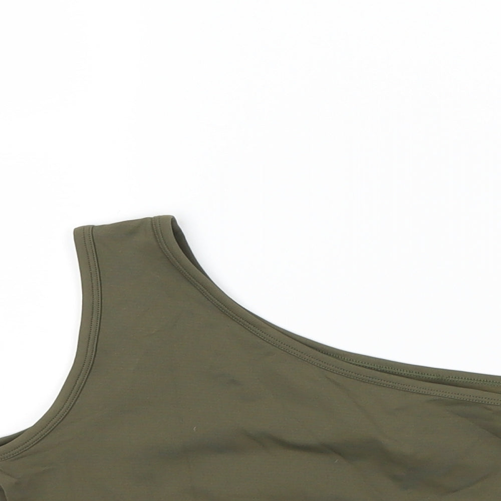 HELMUT LANG Womens Green   Cropped Tank Size M
