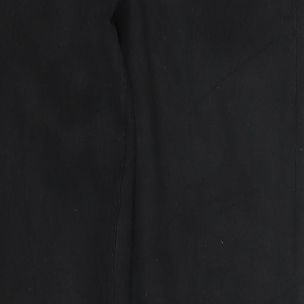 7 For All Mankind Womens Black   Trousers  Size 30 L27 in