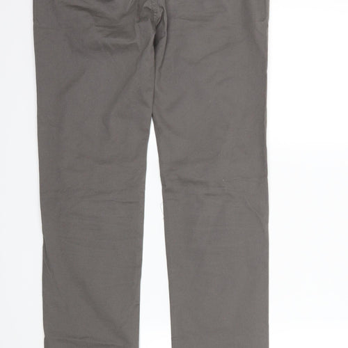 denim co Boys Grey   Chino Trousers Size 13-14 Years