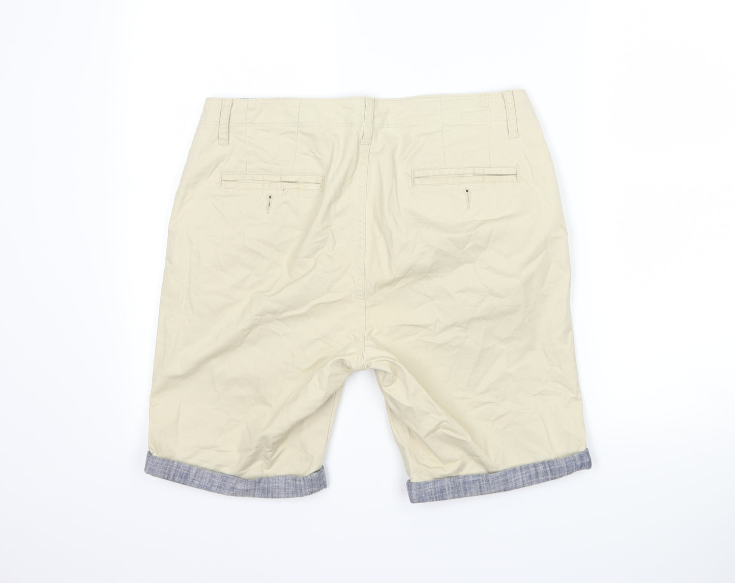 Primark Mens Beige   Chino Shorts Size 32
