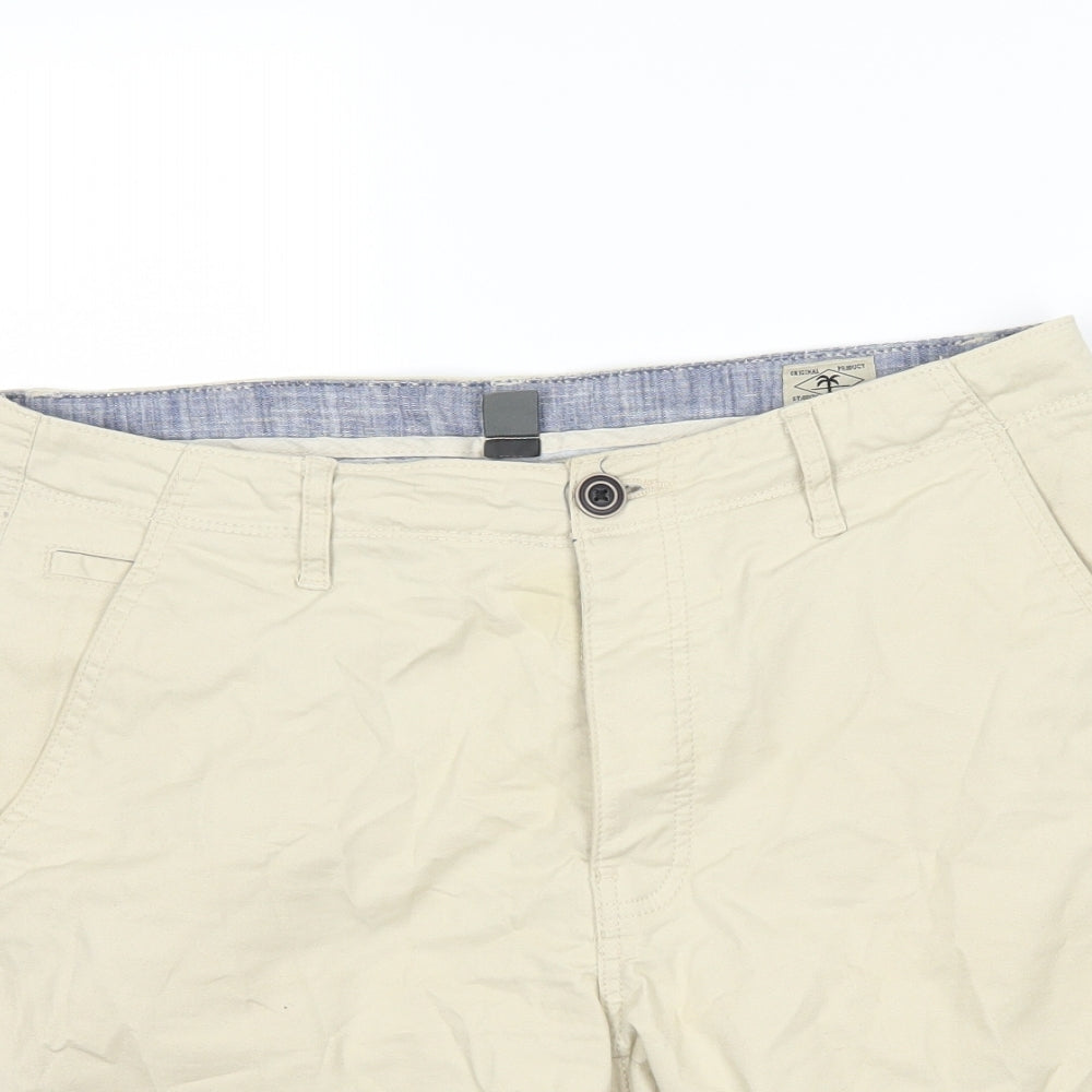 Primark Mens Beige   Chino Shorts Size 32