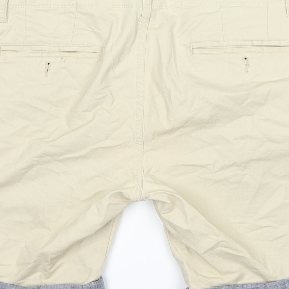 Primark Mens Beige   Chino Shorts Size 32