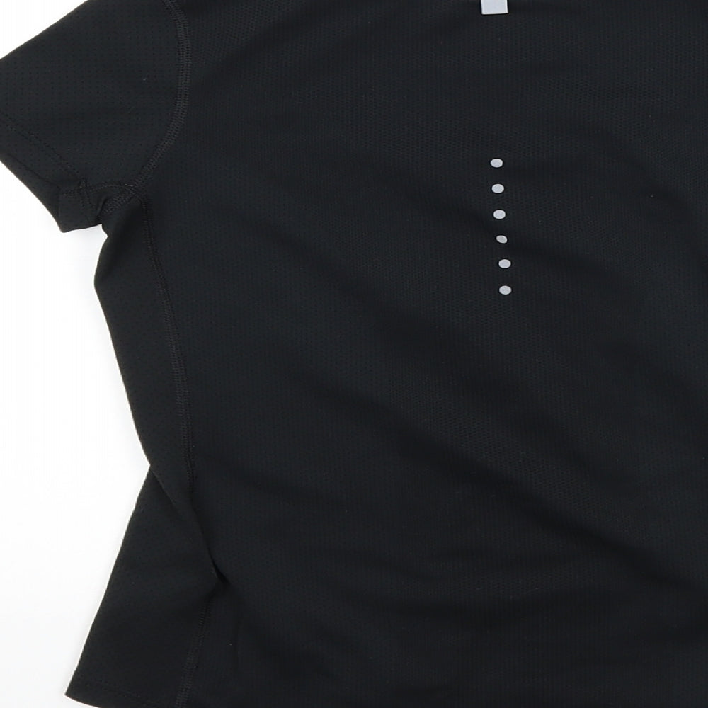 Nike Girls Black   Basic T-Shirt Size 6-7 Years