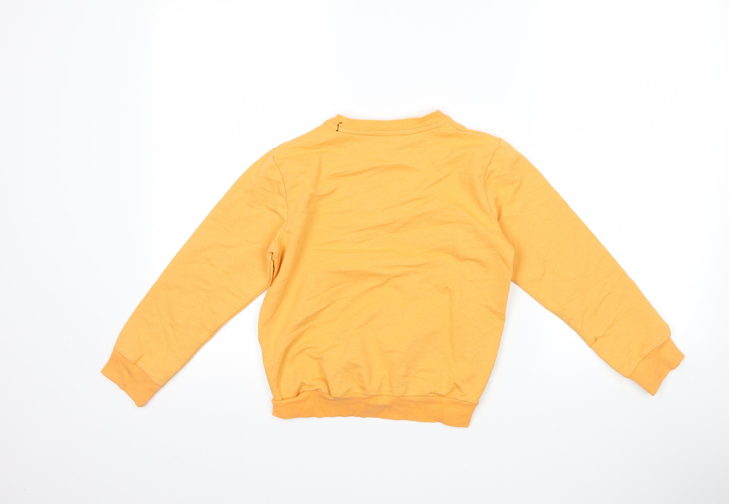 Disney Boys Orange   Pullover Sweatshirt Size 7-8 Years  - batman