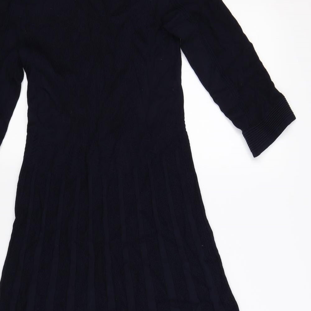 Per Una Womens Blue Striped  Jumper Dress  Size 10