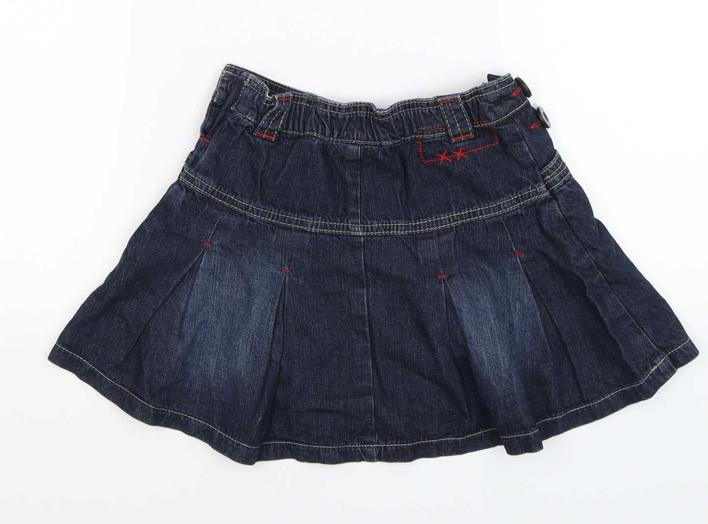 NEXT Girls Blue  Denim Flare Skirt Size 5 Years