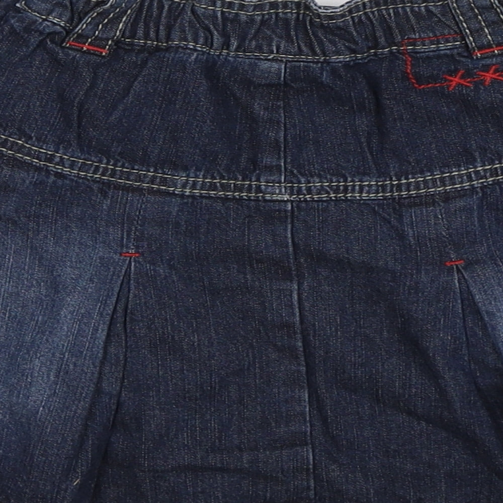 NEXT Girls Blue  Denim Flare Skirt Size 5 Years
