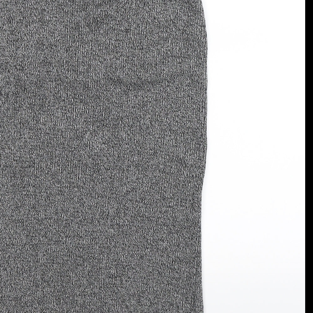 Marks and Spencer Womens Grey  Knit Straight & Pencil Skirt Size 10