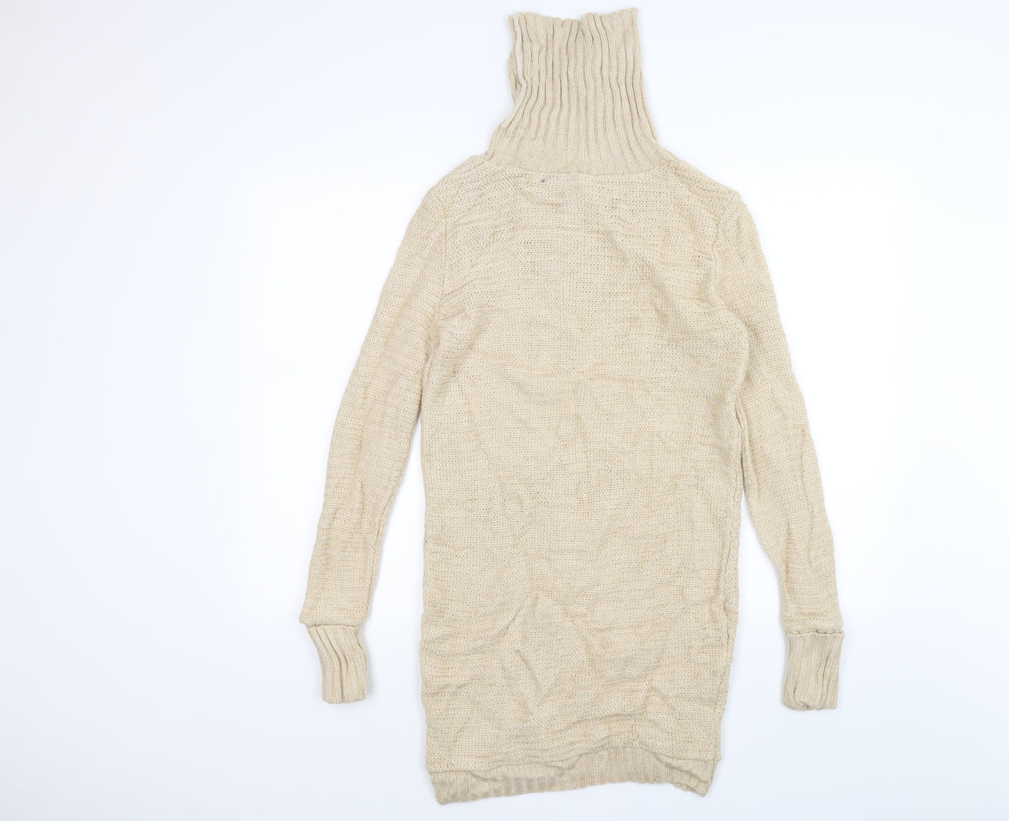 ASOS Womens Beige  Knit Jumper Dress  Size 6