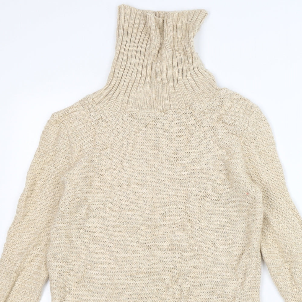 ASOS Womens Beige  Knit Jumper Dress  Size 6