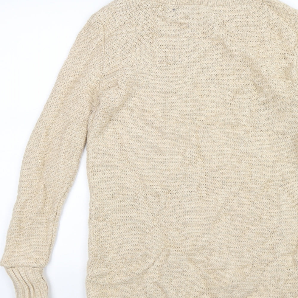 ASOS Womens Beige  Knit Jumper Dress  Size 6