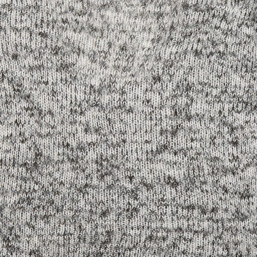 New Look Womens Grey  Knit Pullover Jumper Size S