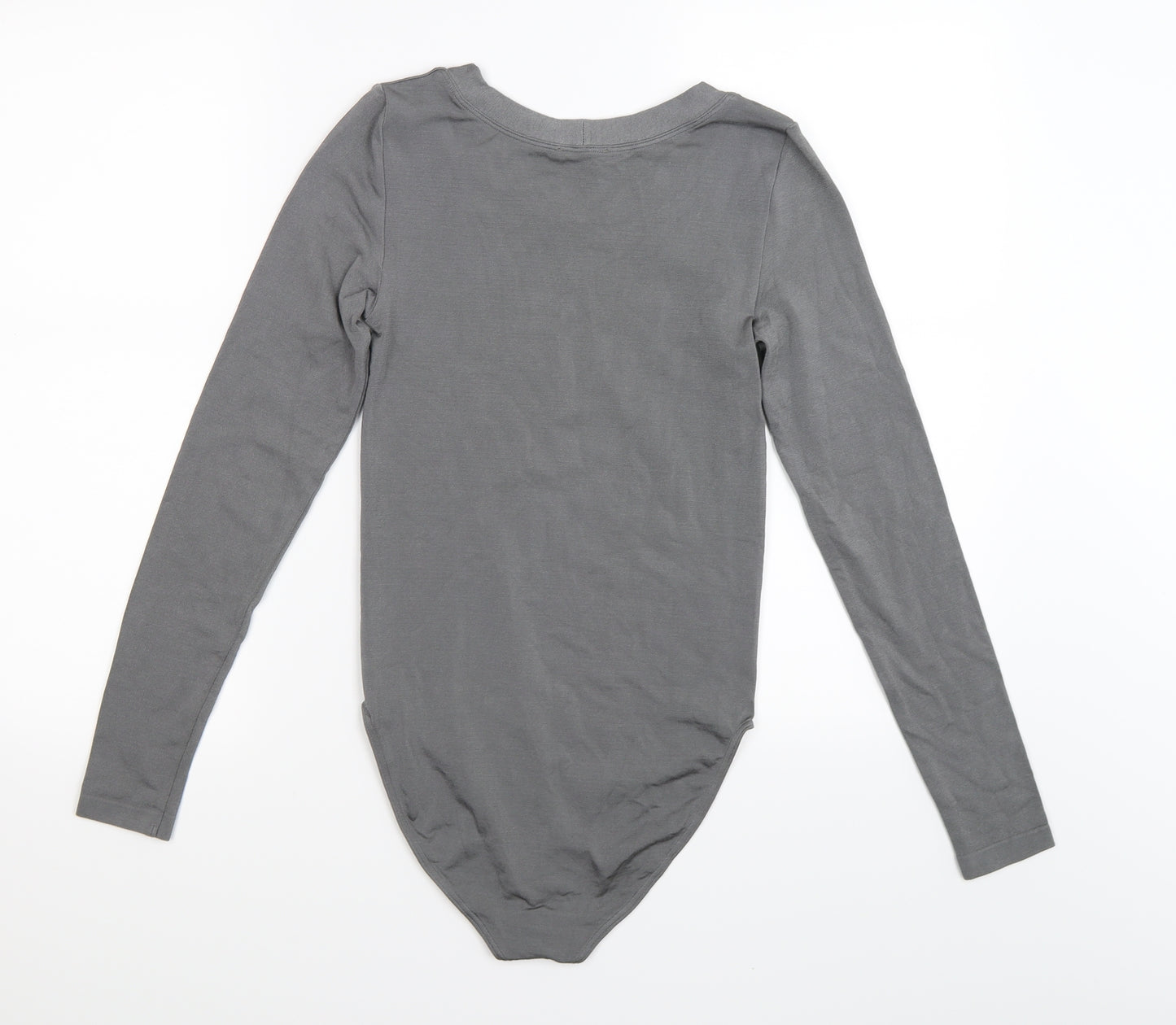 Wolford Womens Silver  Knit Bodysuit One-Piece Size M