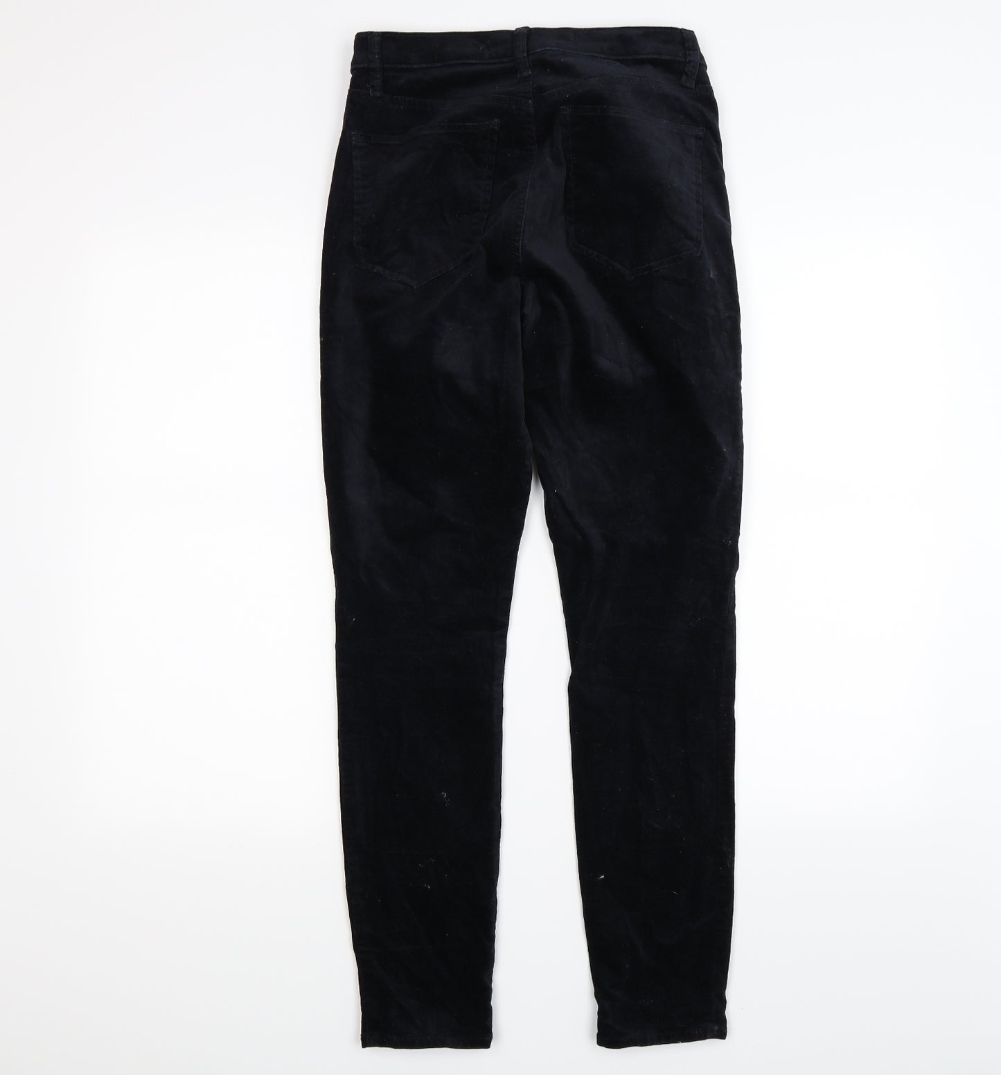 Gap Womens Black  Velour Skinny Jeans Size 8 L28 in