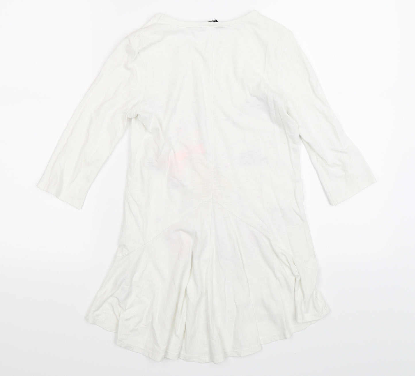 George Girls White   Jumper Dress  Size 9-10 Years  - DIG WALKING