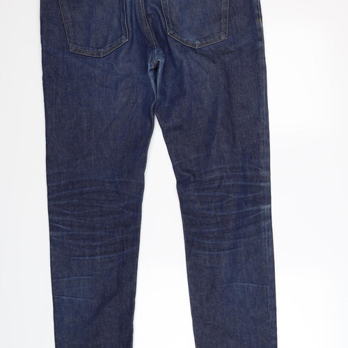 BLA KONST Mens Blue  Denim Straight Jeans Size 36 L34 in - MADE IN ITALY