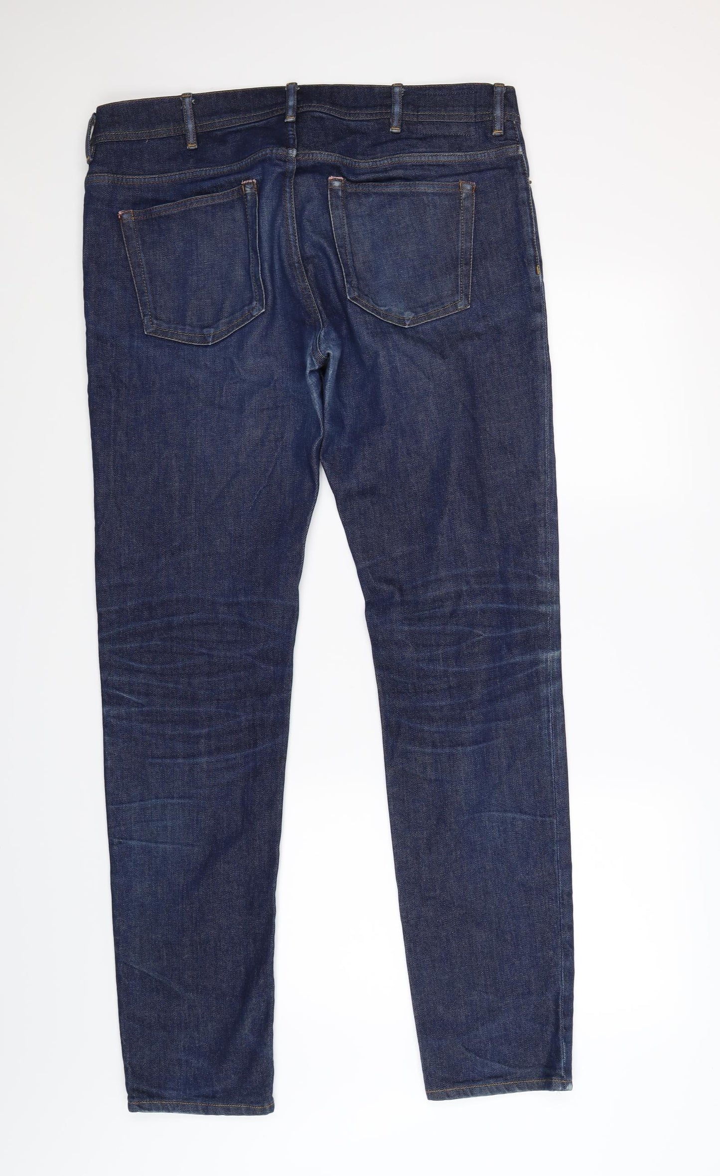 BLA KONST Mens Blue  Denim Straight Jeans Size 36 L34 in - MADE IN ITALY