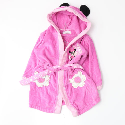 Disney Girls Pink    Robe Size 2-3 Years