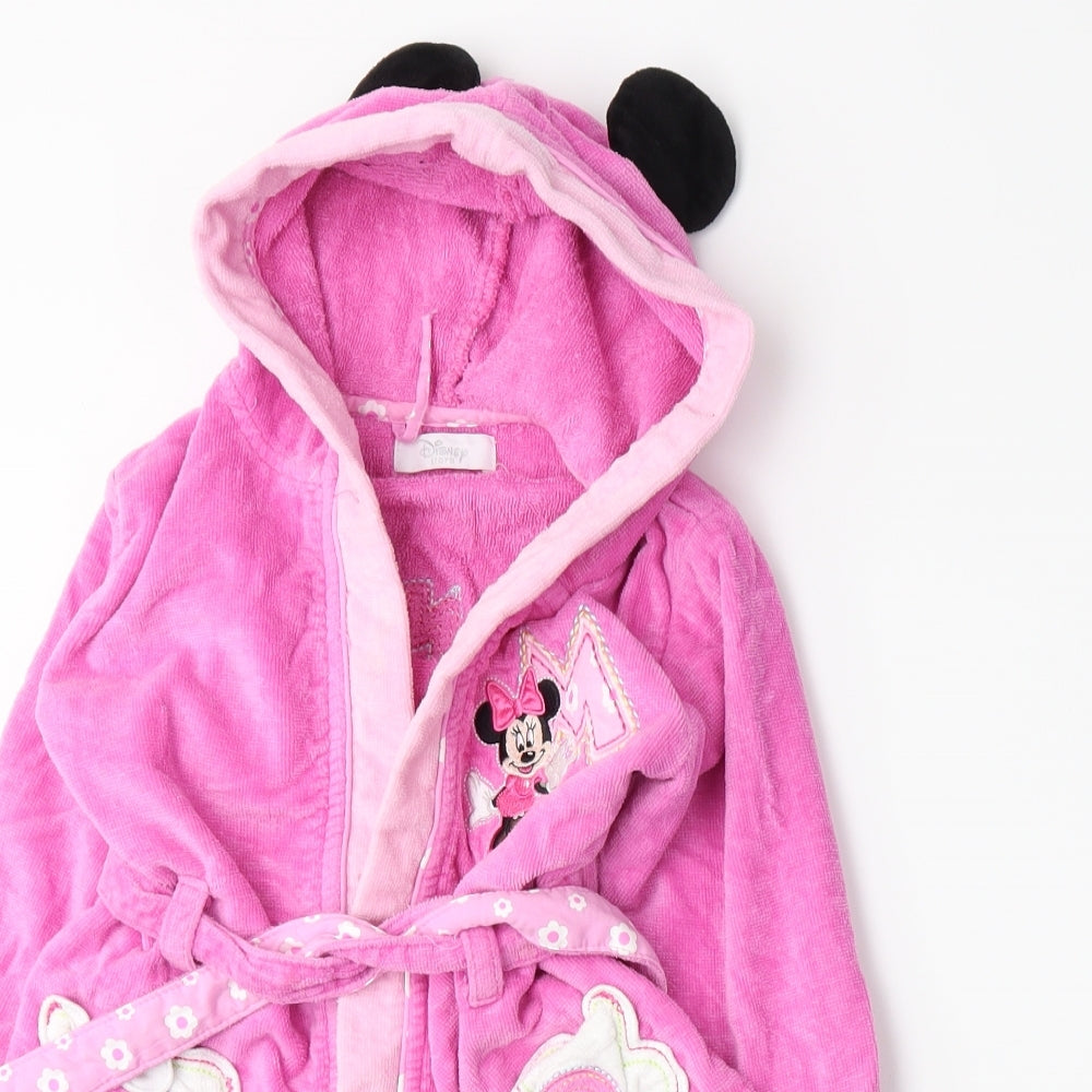 Disney Girls Pink    Robe Size 2-3 Years