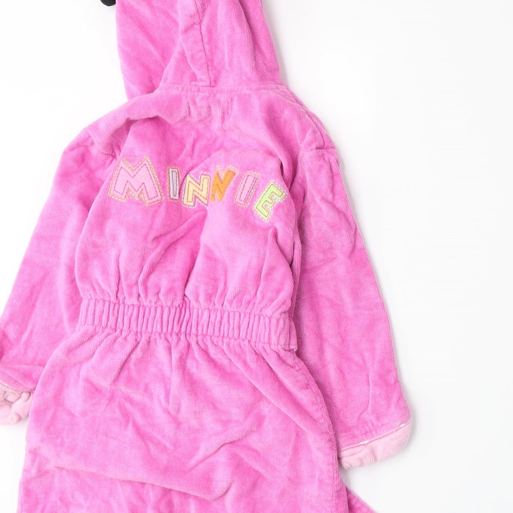 Disney Girls Pink    Robe Size 2-3 Years