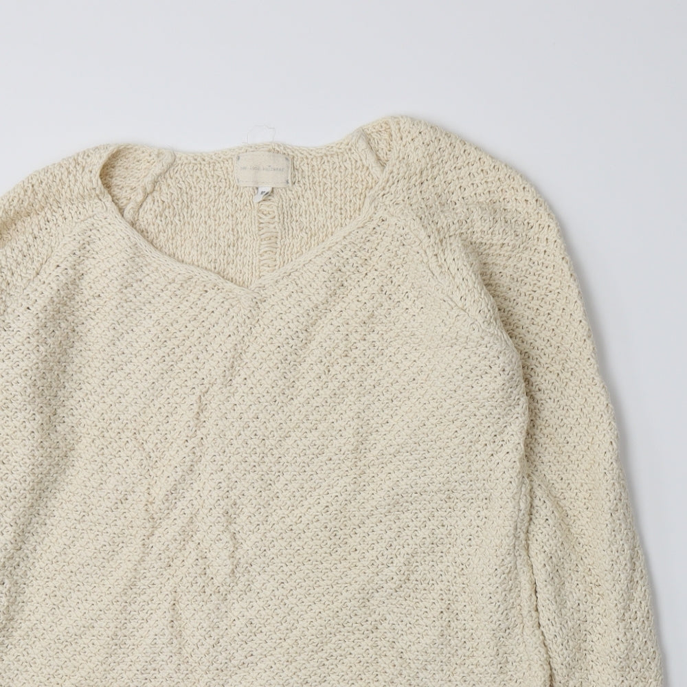 New Look Womens Beige  Knit Pullover Jumper Size 12