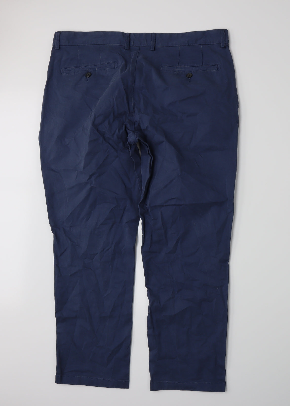 TU Mens Blue   Chino Trousers Size 38 L28 in