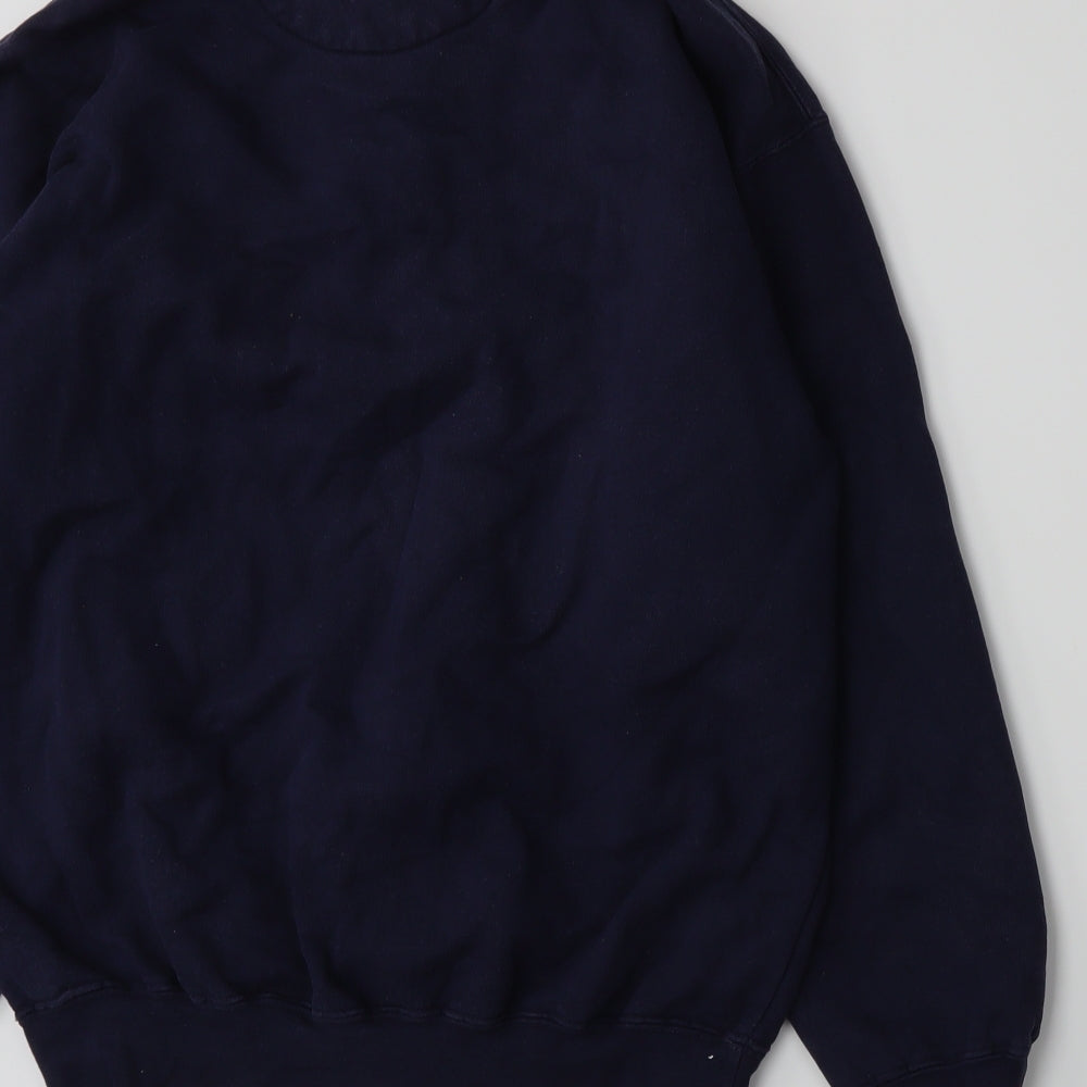 Ralph Lauren Sport Mens Blue   Henley Sweatshirt Size S