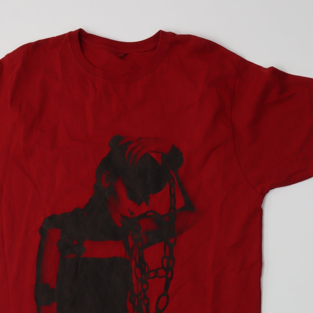 Continental Mens Red  Jersey  T-Shirt Size L