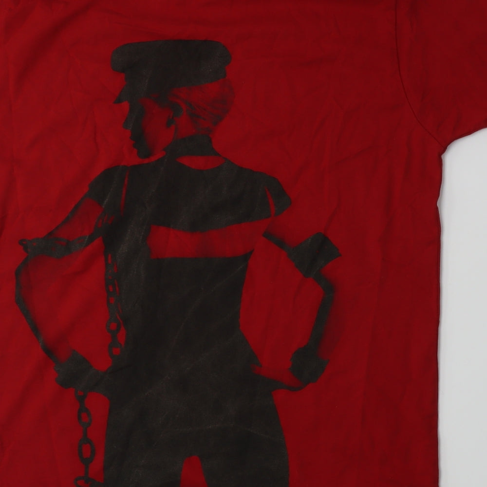 Continental Mens Red  Jersey  T-Shirt Size L