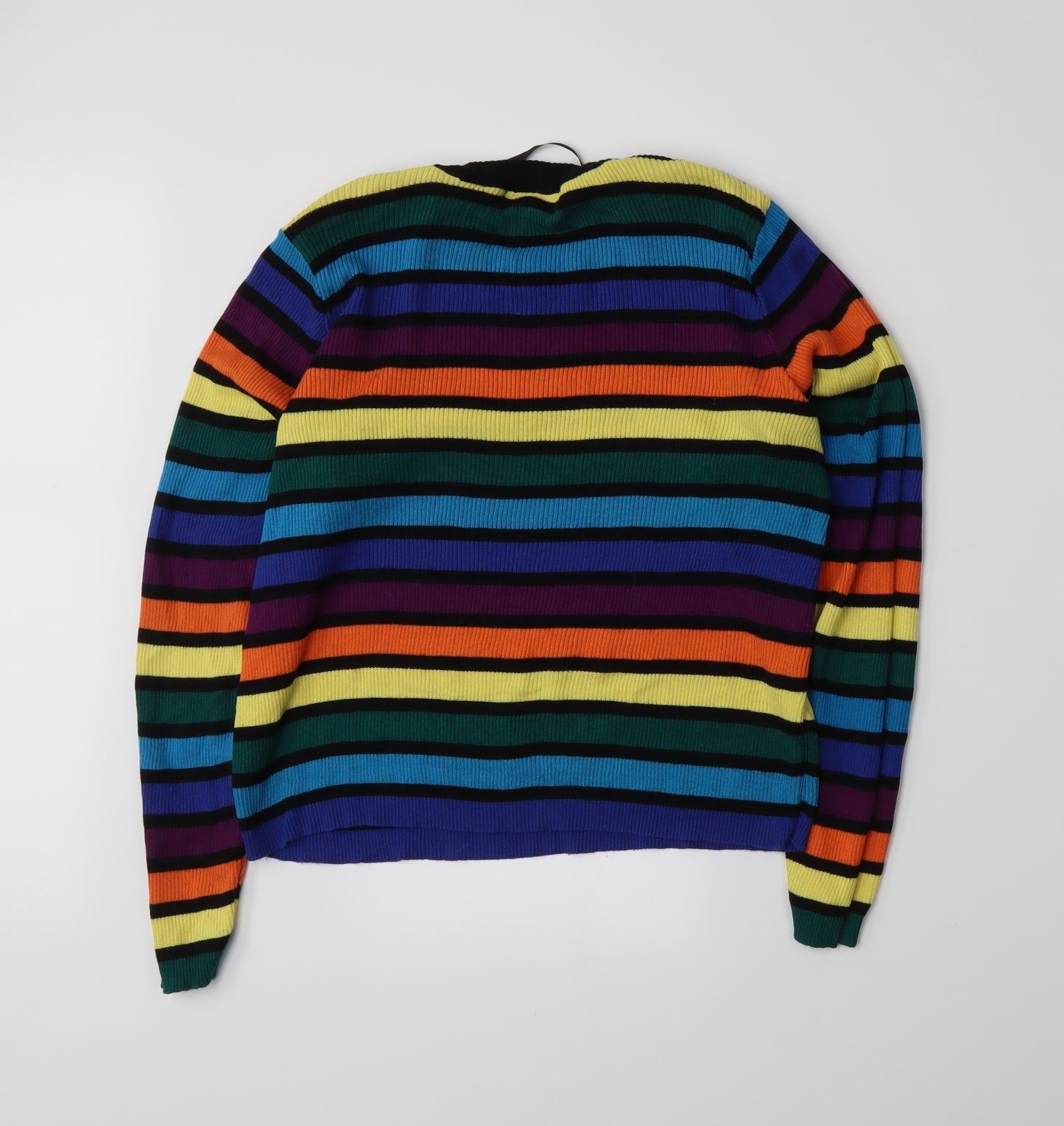 Primark Womens Multicoloured Striped Knit Pullover Jumper Size 18
