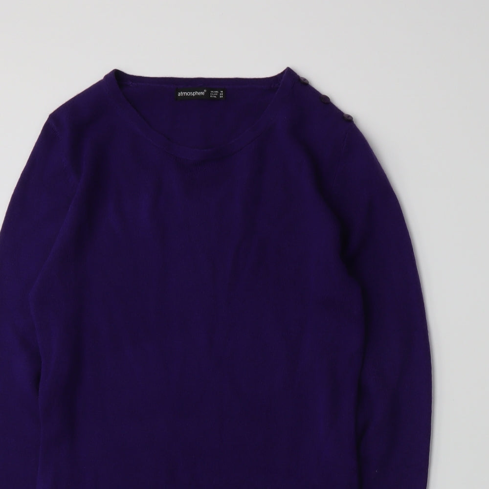 Atmosphere Womens Purple   Pullover Jumper