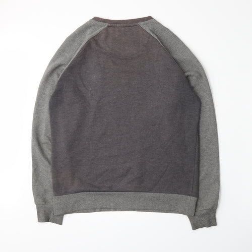Brave Soul Mens Grey  Jersey Pullover Sweatshirt Size S
