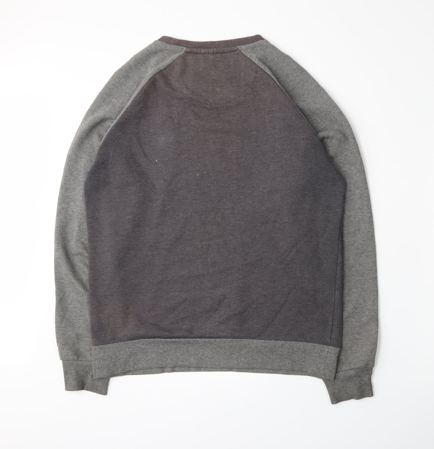 Brave Soul Mens Grey  Jersey Pullover Sweatshirt Size S
