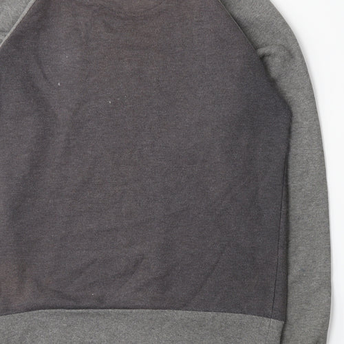 Brave Soul Mens Grey  Jersey Pullover Sweatshirt Size S