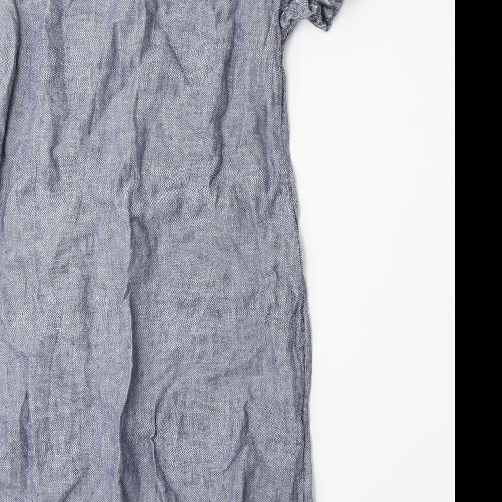 The White Company Womens Blue   A-Line  Size 10