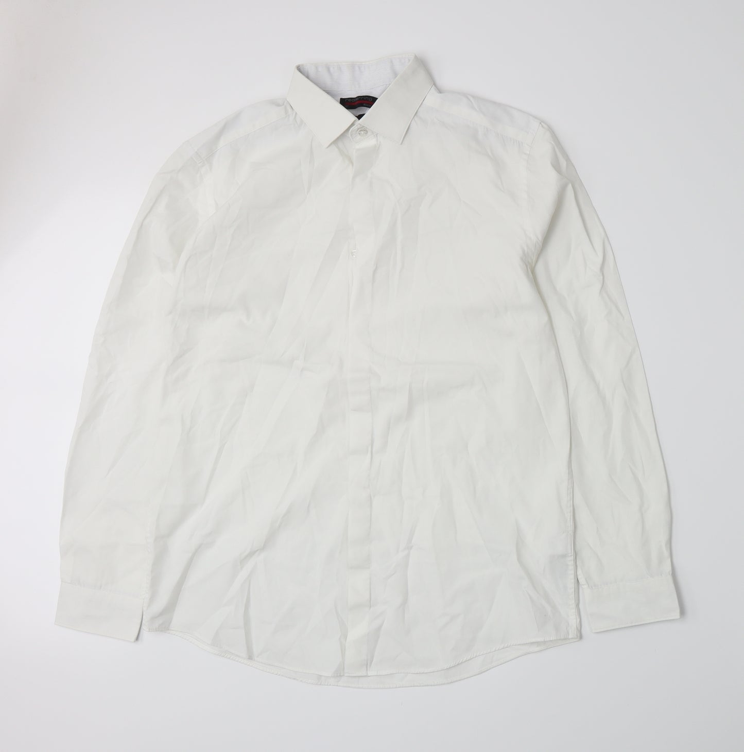 Debenhams Mens White    Dress Shirt Size 16
