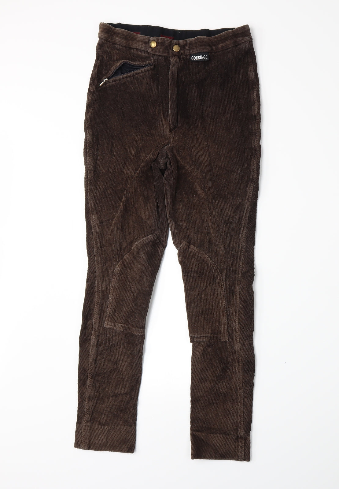 Gorringe Womens Brown   Trousers  Size 8 L24 in