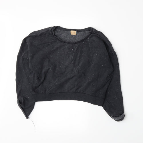 Zara Womens Grey   Pullover Sweatshirt Size S