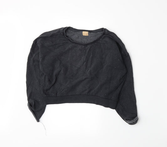 Zara Womens Grey   Pullover Sweatshirt Size S