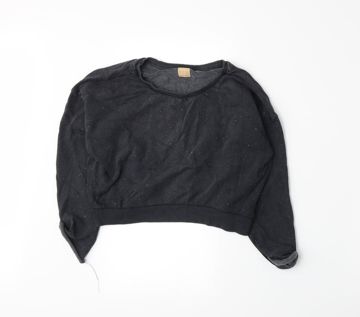 Zara Womens Grey   Pullover Sweatshirt Size S