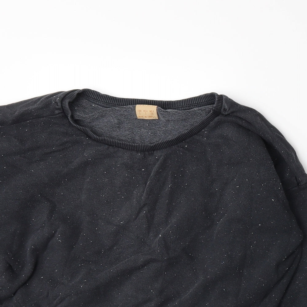 Zara Womens Grey   Pullover Sweatshirt Size S