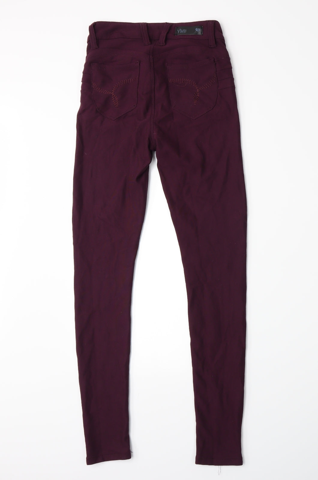 YMI Womens Red   Jegging Trousers Size 4 L27 in