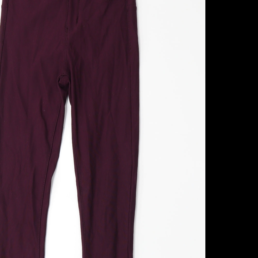 YMI Womens Red   Jegging Trousers Size 4 L27 in