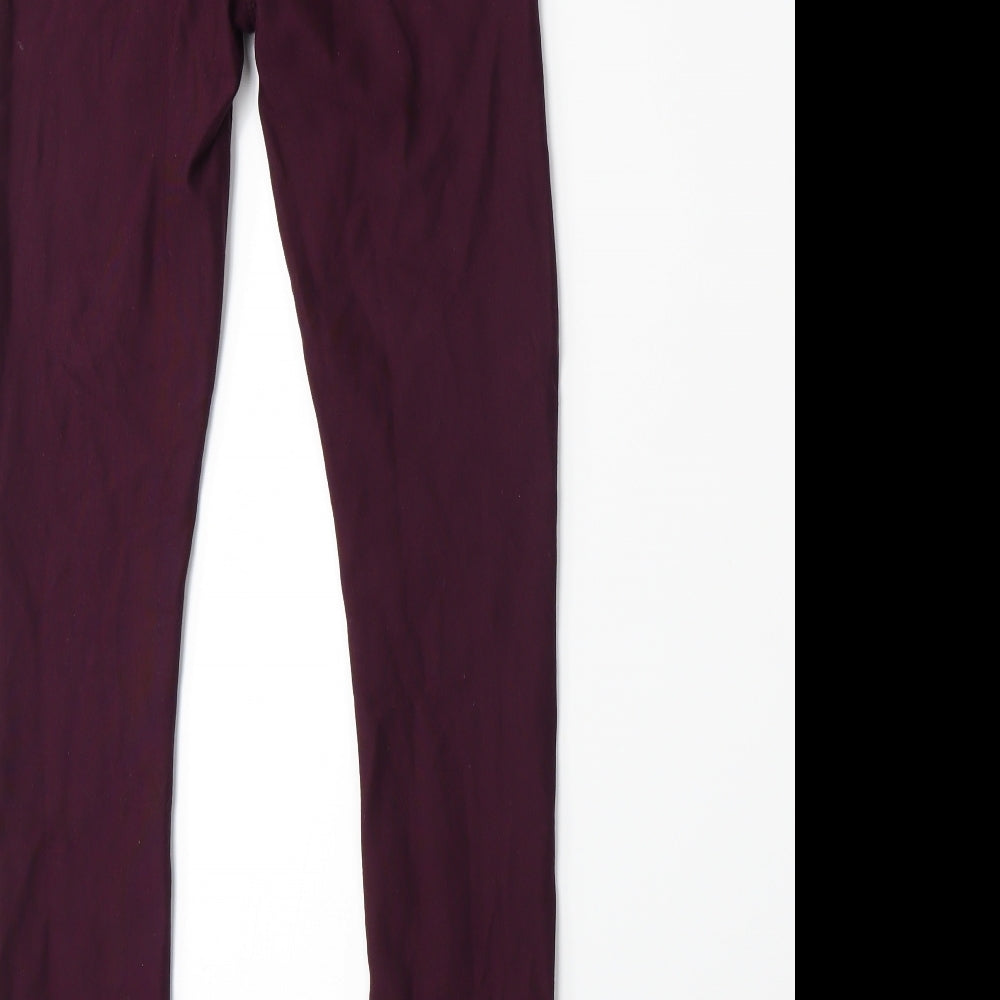 YMI Womens Red   Jegging Trousers Size 4 L27 in