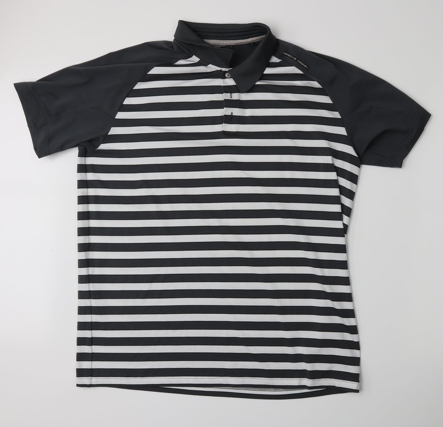 adidas Mens Grey Spotted   Polo Size XL  - Porsche design